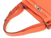 HERMES　エルメス　ショルダーバッグ　SOケリー26　オレンジ・SV金具　トゴ　X刻印・2016年頃製造　【472】HA