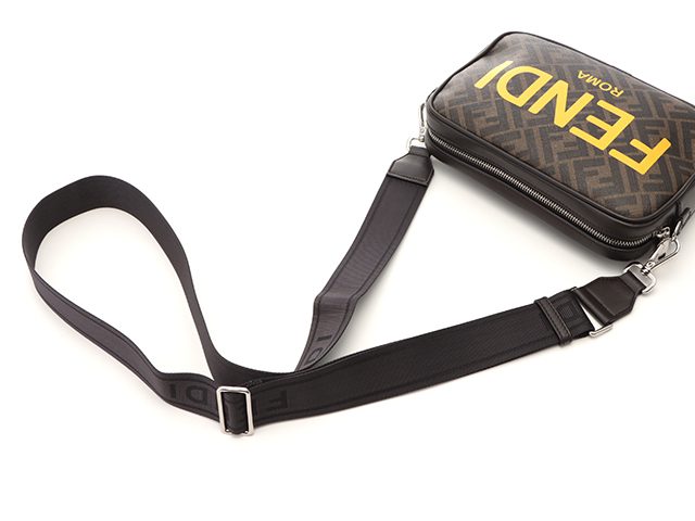 FENDI - 美品 フェンディ ズッカ ストラップ 7AR872 PVC レディース FENDI 【1-0054042】 美品 フェンディ ズッカ ストラップ 7AR872 PVC レディース