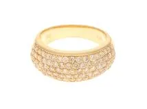 JEWELRY ノンブランド ジュエリー リング K18 イエローゴールド ダイヤモンド 0.90カラット 4.9g 5号【473】