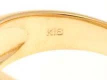 JEWELRY ノンブランド ジュエリー リング K18 イエローゴールド ダイヤモンド 0.90カラット 4.9g 5号【473】