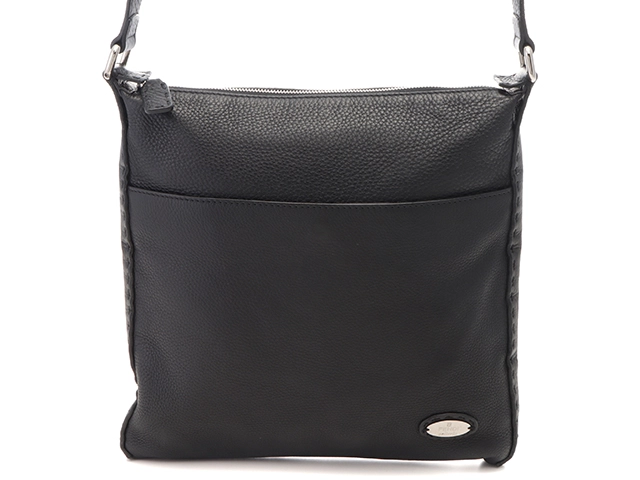 FENDI セレリア ショルダーバッグ 7VA266 ブラック レザー 【460】2143700188130