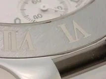 Cartier カルティエ　クロノスカフ　240603　ホワイト　レディース　クォーツ　SS　ラバー　【436】　2143700189403