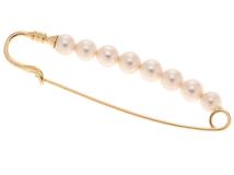 JEWELRY　ジュエリー　ブローチ　K18 ゴールド　パール　約3.8g　2143700190577【208】