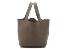 Hermès　エルメス　ピコタンロックMM　エトゥープ/SV【430】2143700190607