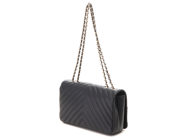 N2607 シャネル Vステッチ ターンロック ミニ ウエストポーチ CHANEL シャネル ミニマトラッセ チェーンウォレット ポーチ