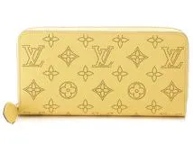 LOUIS VUITTON　ルイ･ヴィトン　長財布　ジッピー･ウォレット　M82501　マヒナ　ジョーヌ　2143700191871【471】