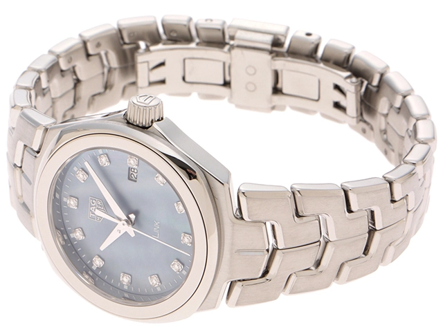 TAG HEUER　タグ・ホイヤー　リンク　WBC1313.BA0600　ステンレススチール　 12PDグレーシェル文字盤　クォーツ　レディース　腕時計　F