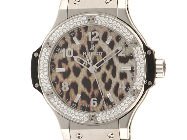 HUBLOT　ウブロ　ビッグバン　レオパード　361.SX.7710.NR.1104　ナイロン/ラバー　男女兼用　クォーツ　腕時計（2143700193158）【200】C