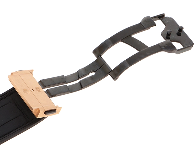 HUBLOT ウブロ 腕時計 ビッグ・バン アエロバン 311.PX.1180.GR.1704 K18ピンクゴールド/アリゲーターベルト ダイヤモンドベゼル スケルトン文字盤 自動巻き 2009年並行品【472】SJ