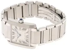 Cartier　カルティエ　W51011Q3　タンクフランセーズMM　ステンレススチール　クォーツ　レディース　腕時計（2143700193974）【200】C