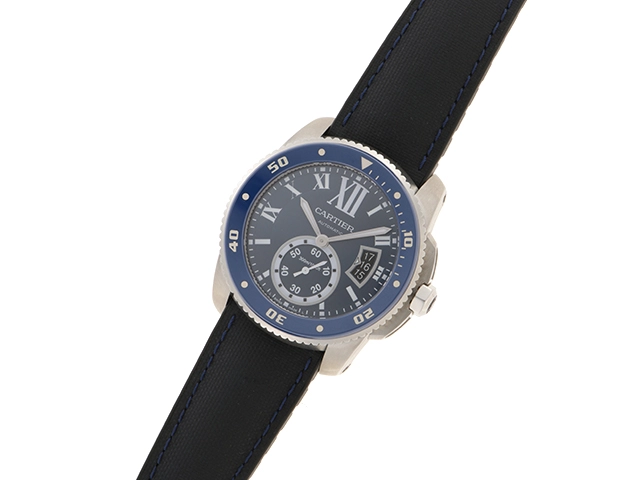 Cartier　カルティエ　カリブルダイバー　WSCA0010　ブルー文字盤　メンズ【431】2143700194964