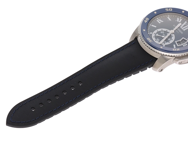Cartier　カルティエ　カリブルダイバー　WSCA0010　ブルー文字盤　メンズ【431】2143700194964