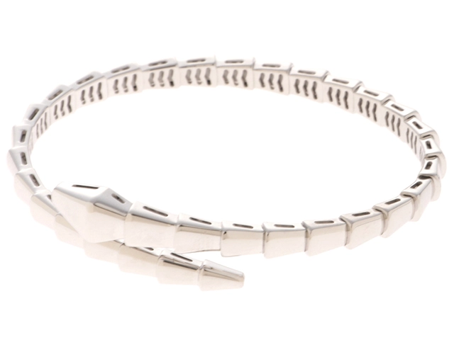 BVLGARI ブルガリ ジュエリー・貴金属 セルペンティヴァイパーブレスレット 360716 ホワイトゴールド(K18WG) ♯15 19.0g 2143700194988【430】