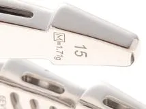 BVLGARI ブルガリ ジュエリー・貴金属 セルペンティヴァイパーブレスレット 360716 ホワイトゴールド(K18WG) ♯15 19.0g 2143700194988【430】