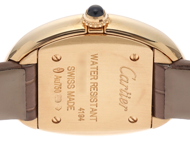 Cartier カルティエ 腕時計 2019年正規品 ベニュワール SM WGBA0007 K18イエローゴールド /アリゲーターベルト クォーツ【472】SJ