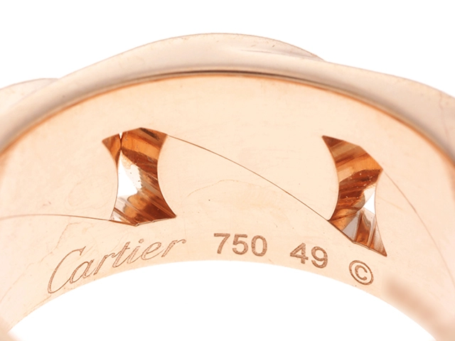 Cartier カルティエ ラドーニャ リング K18ピンクゴールド #49 ダイヤモンド 14.1g 【471】N 2143700195961