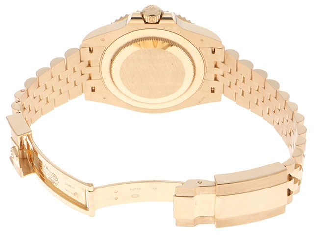 2024年10月正規品 ROLEX ロレックス 腕時計 GMTマスターⅡ 126718GRNR ブラック文字盤 K18イエローゴールド/セラミック グレー/ブラックベゼル 自動巻き【472】SJ