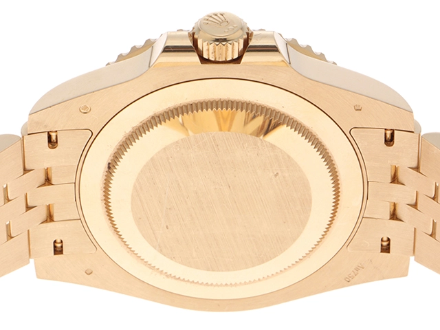 2024年10月正規品 ROLEX ロレックス 腕時計 GMTマスターⅡ 126718GRNR ブラック文字盤 K18イエローゴールド/セラミック グレー/ブラックベゼル 自動巻き【472】SJ