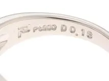 POLA ポーラ リング 11号 プラチナ900 サファイア0.26/ダイヤモンド0.18カラット 重さ約8.0g【472】SJ