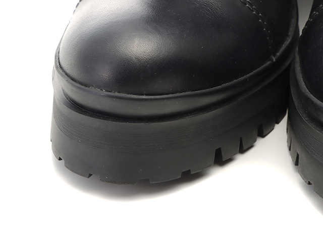 MIUMIU ミュウミュウ レースアップショートブーツ レディース36ハーフ