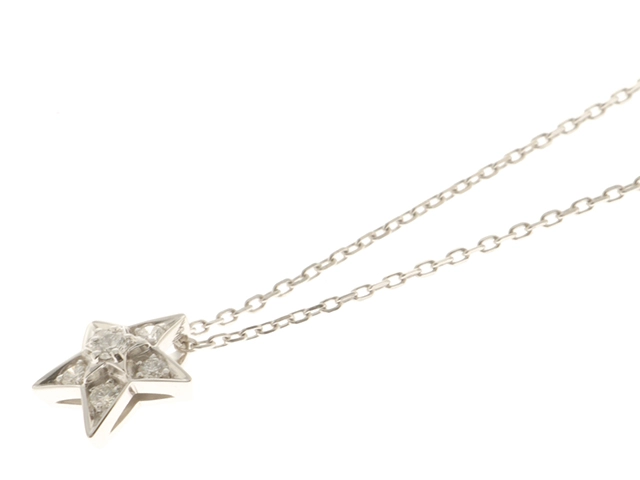 CHANEL　シャネル　コメットネックレス　WG　ホワイトゴールド　ダイヤモンド　約4.1g　2143700198214【432】