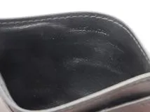 CELINE　セリーヌ　ロゴプリント　カードケース　ブラック　レザー　2143700198719【432】