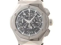 HUBLOT　ウブロ　時計　アエロ･フュージョンクロノ オーリンスキー　525.NX.0127.LR.JOR19　日本限定100本　スケルトン　TI/クロコダイル/ラバー　自動巻　メンズ