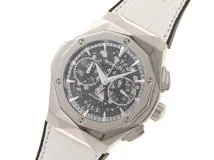 HUBLOT　ウブロ　時計　アエロ･フュージョンクロノ オーリンスキー　525.NX.0127.LR.JOR19　日本限定100本　スケルトン　TI/クロコダイル/ラバー　自動巻　メンズ