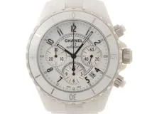 CHANEL シャネル J12 クロノグラフ メンズ腕時計 H1007