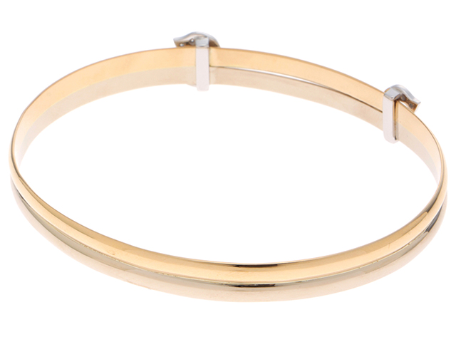 ✨Cartier✨ダイヤモンドバングル 2本セット Cartier カルティエ 2C バングル K18YG/WG ゴールド