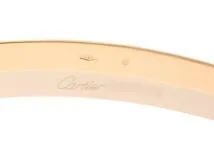 Cartier　カルティエ　2C　バングル　K18YG/WG ゴールド　ダイヤモンド　18.5g　2143700200993【432】