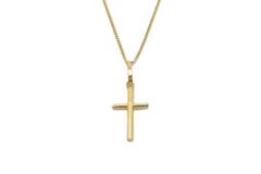 JEWELRY ノンブランドジュエリー ネックレス クロスモチーフ K18 ゴールド 【460】2143700201495