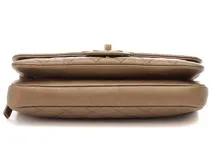 CHANEL　シャネル　CCクラウン　チェーンショルダー　ゴールド　GP金具　レザー　17番台【433】2143700201747