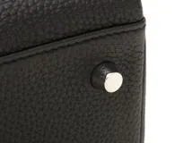 HERMES　エルメス　ケリー２８　トゴ　ブラック　SV　内縫い　C刻印（2018年頃）　2143700201891【432】