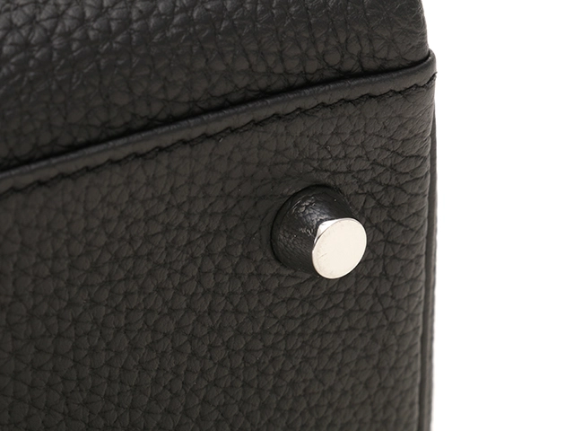 HERMES　エルメス　ケリー２８　トゴ　ブラック　SV　内縫い　C刻印（2018年頃）　2143700201891【432】