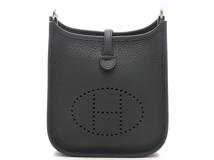 HERMES　エルメス　エヴリンTPM　グレー/GP　トリヨンクレマンス　W刻印　2143700202553【432】