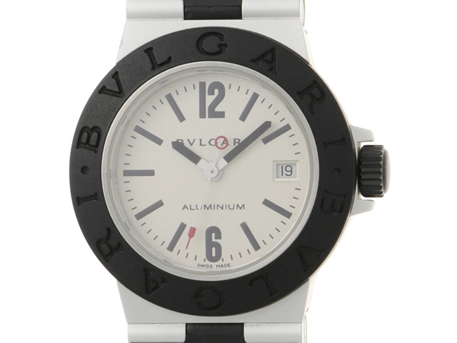 値下げしました☻BVLGARI AL29aレディース ラバーベルト 時計 BVLGARI ブルガリ アルミニウム AL29A アルミニウム ラバー