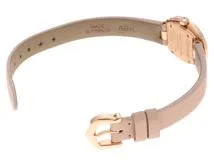 CARTIER　カルティエ　ミニベニュワール・ダイヤベゼル　クォーツ　レディース　PG/革　シルバー/Dベゼル　WJBA0025　【432】　【2143700203987】