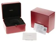 CARTIER　カルティエ　ミニベニュワール・ダイヤベゼル　クォーツ　レディース　PG/革　シルバー/Dベゼル　WJBA0025　【432】　【2143700203987】