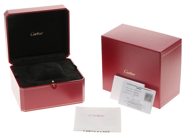 CARTIER　カルティエ　ミニベニュワール・ダイヤベゼル　クォーツ　レディース　PG/革　シルバー/Dベゼル　WJBA0025　【432】　【2143700203987】