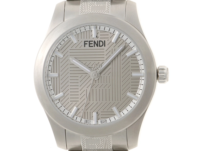 FENDI フェンディ FFシャドー ライトグレー文字盤