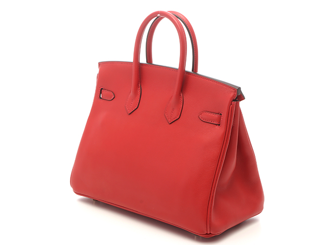 HERMES エルメス バーキン25 ルージュトマト/ゴールド金具