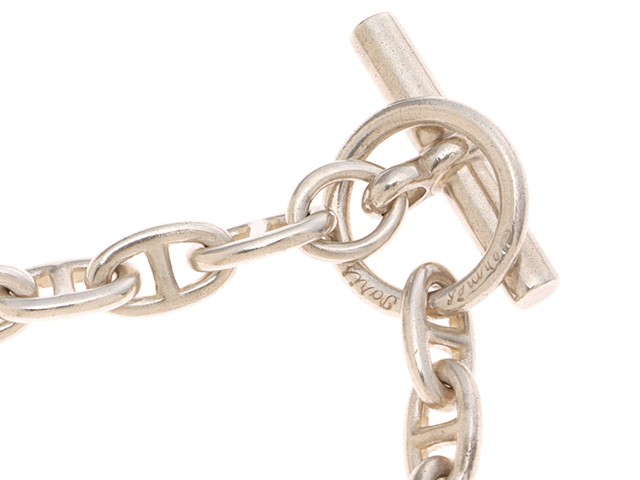 ヴィンテージHERMESシェーヌダンクルPM43ネックレス筆記体 ヴィンテージHERMESシェーヌダンクルPM43ネックレス筆記体