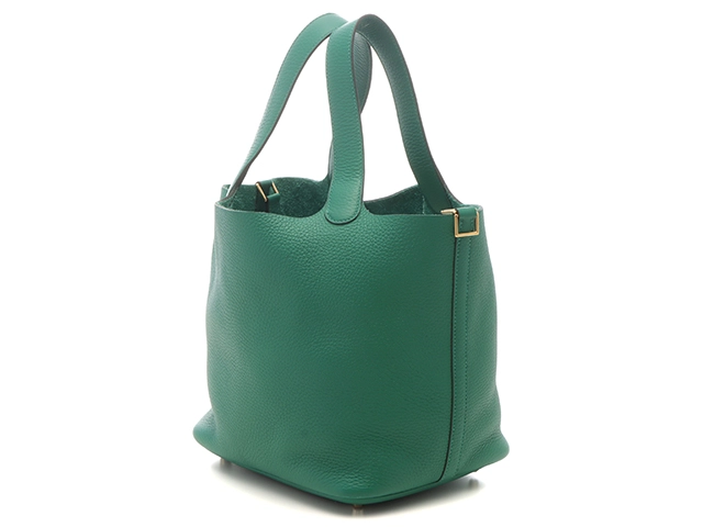 HERMES　エルメス ピコタンロックMM　トートバッグ　ヴェールモワイヤン/GP　W刻印　約2024年　434