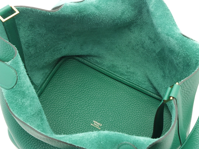 HERMES　エルメス ピコタンロックMM　トートバッグ　ヴェールモワイヤン/GP　W刻印　約2024年　434