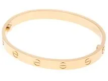 Cartier カルティエ ブレスレット ラブブレスレット クラシックモデル B6067517 K18イエローゴールド 17号 2025年2月正規品【472】SJ
