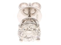 JEWELRY ノンブランドジュエリー 片耳ピアス プラチナ900/K14ホワイトゴールド ダイヤモンド2.021ct　ソーティング付き【472】SJ
