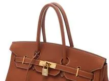 HERMES　エルメス　バッグ　バーキン35　コニャック/GP金具　トリヨンクレマンス　□H刻印【431】2143700208654