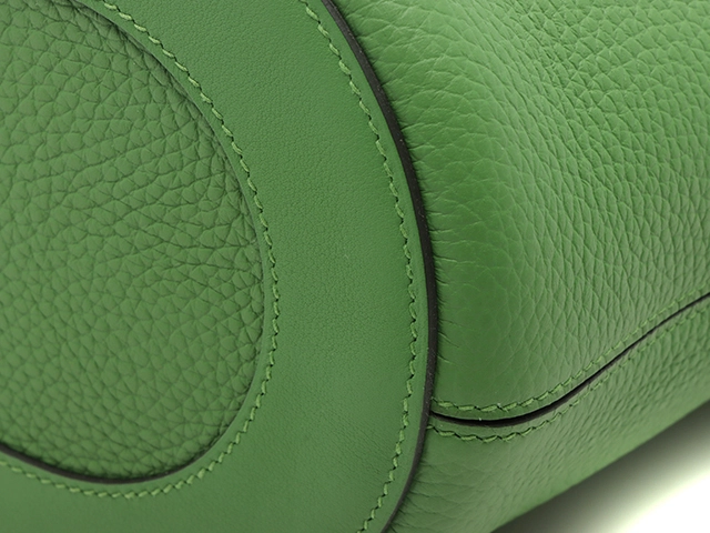 HERMES　エルメス ハンドバッグ インザループ23 トリヨンクレマンス ヴェールユッカ シルバー金具 B刻印【472】AH