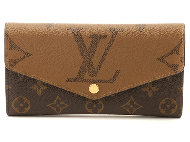 【現行品】ルイヴィトン ポルトフォイユ サラ リバース ジャイアント モノグラム LOUIS VUITTON ルイ・ヴィトン ポルトフォイユ・サラ 長財布